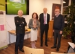 Anton Jais, stellvertretende Landrätin Marianne Klaffki, Bürgermeister Simon Landmann und Andreas Kreutzkam