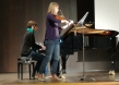Lara Pluym und Hannes Lehmann spielen Klezmer