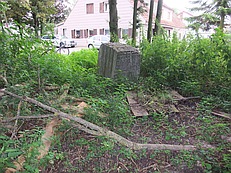 Der Gedenkstein am ursprünglichen Standort (Foto: Thomas Schlichenmayer)