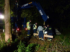 Das THW bei der Arbeit (Fotos: Josef Glas)