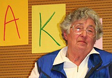 Mirjam Ohringer im Jugendgästehaus in Dachau